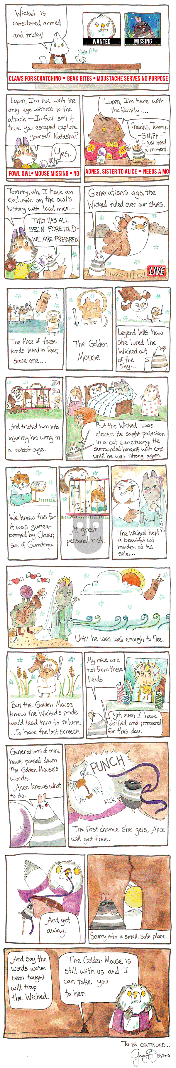 Breaking Cat News on Monday July 4, 2016 Comic Strip