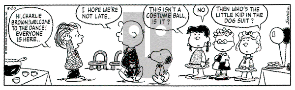 Peanuts on Wednesday May 20, 1998 Comic Strip
