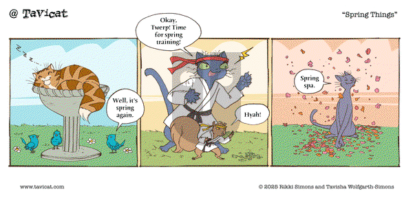 @Tavicat on Tuesday April 22, 2025 Comic Strip