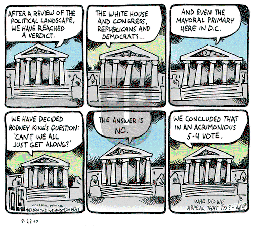 Tom Toles on Thursday September 23, 2010 Comic Strip