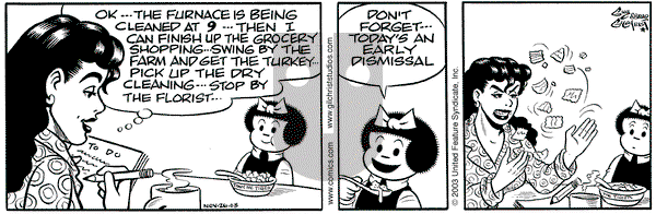Nancy on Saturday May 1, 2004 Comic Strip