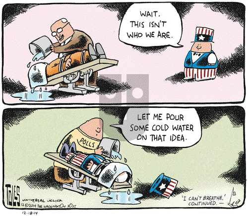 Tom Toles on Thursday December 18, 2014 Comic Strip