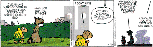 Over the Hedge on Tuesday April 30, 2013 Comic Strip