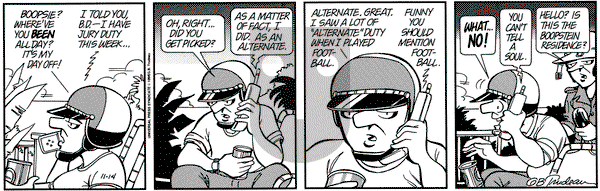 Doonesbury on Monday November 14, 1994 Comic Strip