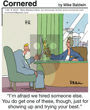 Cornered on Tuesday January 26, 2016 Comic Strip