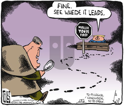 Tom Toles on Sunday June 18, 2017 Comic Strip