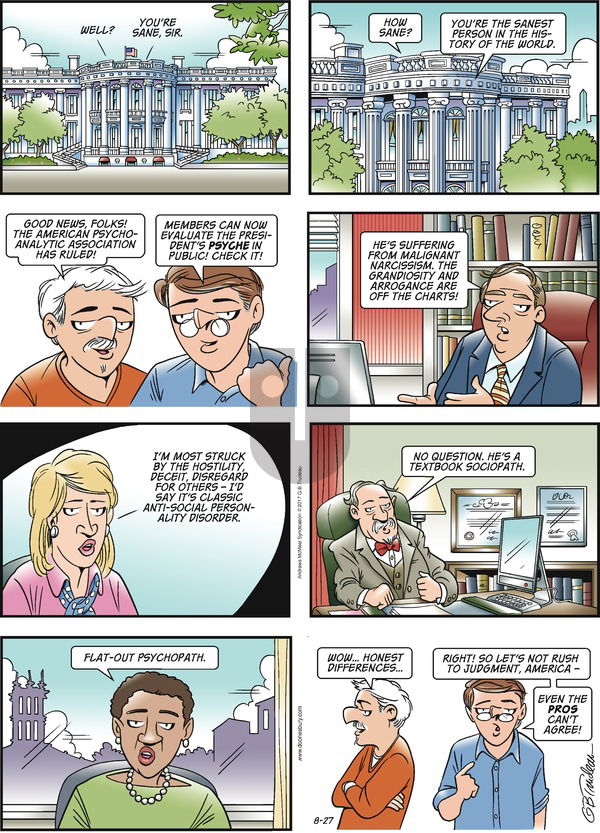 Doonesbury on Sunday August 27, 2017 Comic Strip