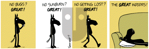 Dark Side of the Horse on Friday April 14, 2017 Comic Strip