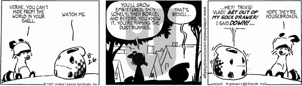 Over the Hedge on Tuesday August 26, 1997 Comic Strip