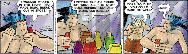 Alley Oop on Monday July 18, 2016 Comic Strip