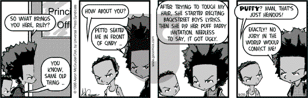 The Boondocks on Wednesday April 23, 2014 Comic Strip