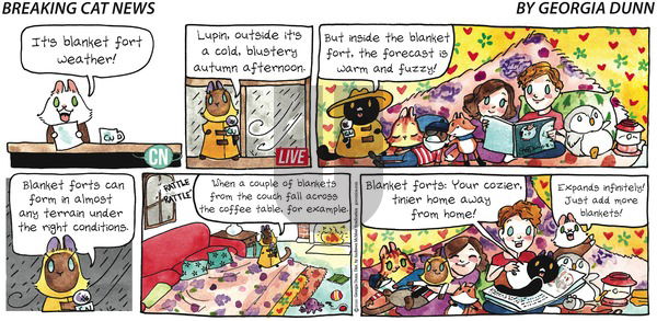 Breaking Cat News on Sunday November 8, 2020 Comic Strip