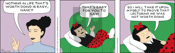Nancy on Tuesday May 25, 2021 Comic Strip
