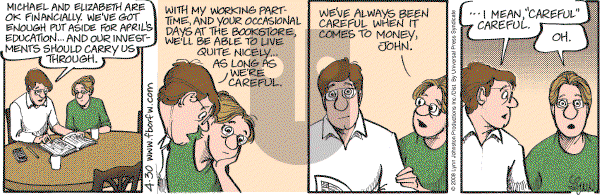 For Better or For Worse - Wednesday April 30, 2008 Comic Strip