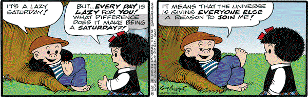 Nancy on Saturday May 9, 2015 Comic Strip