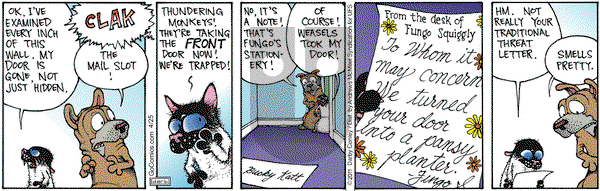 Get Fuzzy on Friday April 25, 2025 Comic Strip