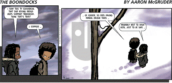 The Boondocks on Sunday August 29, 2010 Comic Strip