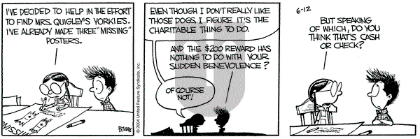 Grand Avenue on Saturday June 12, 2004 Comic Strip