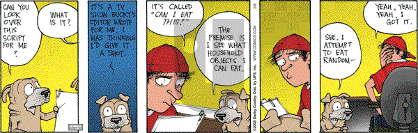Get Fuzzy on Friday February 8, 2008 Comic Strip