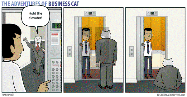 The Adventures of Business Cat - Monday March 7, 2016 Comic Strip