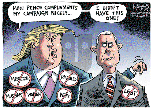 Rob Rogers on Tuesday July 19, 2016 Comic Strip