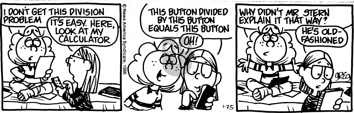 Luann - Saturday January 25, 1986 Comic Strip