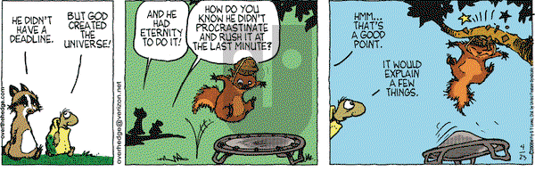 Over the Hedge on Wednesday April 23, 2008 Comic Strip