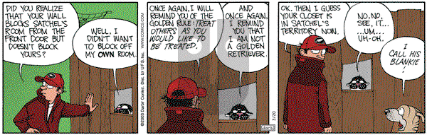 Get Fuzzy on Tuesday May 6, 2003 Comic Strip