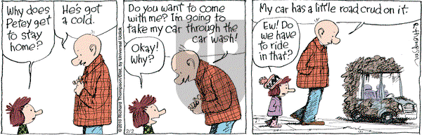 Cul de Sac on Monday February 2, 2015 Comic Strip