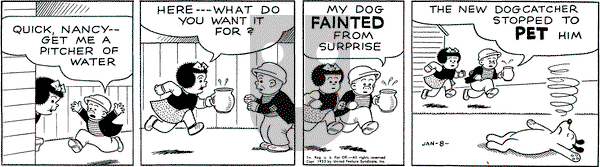 Nancy - Saturday January 8, 1955 Comic Strip