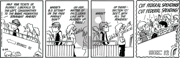 Doonesbury on Thursday September 26, 1974 Comic Strip