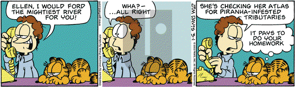 Garfield on Friday March 1, 2002 Comic Strip