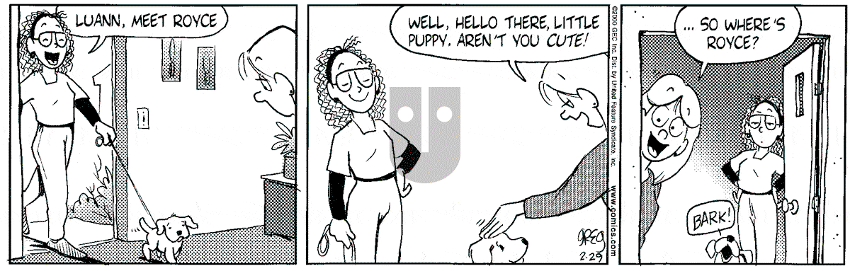 Luann - Tuesday February 29, 2000 Comic Strip