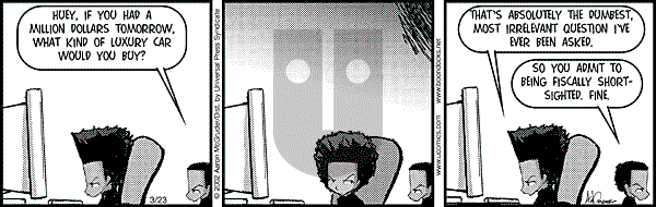 The Boondocks on Saturday October 24, 2009 Comic Strip