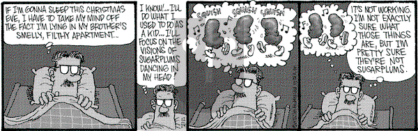 Monty on Monday December 24, 2007 Comic Strip