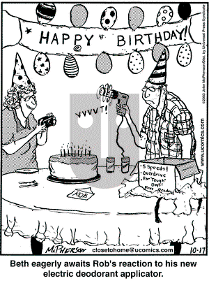 Close to Home on Friday October 17, 2003 Comic Strip