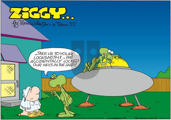 Ziggy on Sunday November 19, 2000 Comic Strip
