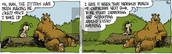 The Grizzwells on Thursday March 13, 2014 Comic Strip