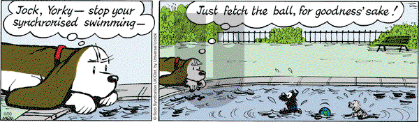 Fred Basset on Tuesday August 30, 2016 Comic Strip