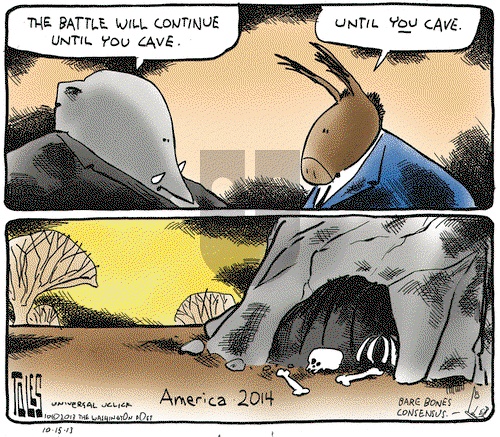 Tom Toles on Tuesday October 15, 2013 Comic Strip