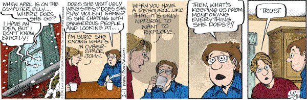 For Better or For Worse - Saturday February 11, 2006 Comic Strip