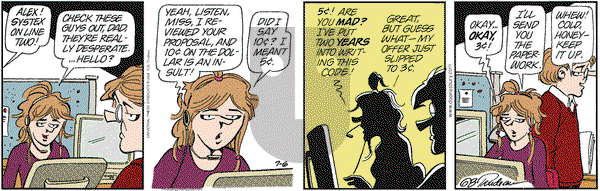 Doonesbury on Friday July 6, 2001 Comic Strip