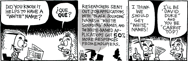 La Cucaracha on Thursday February 6, 2003 Comic Strip