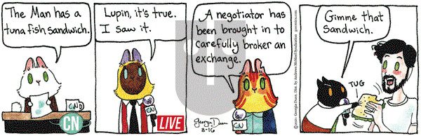Breaking Cat News - Monday August 16, 2021 Comic Strip