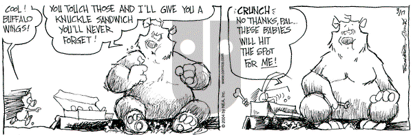 The Grizzwells on Wednesday March 17, 2004 Comic Strip
