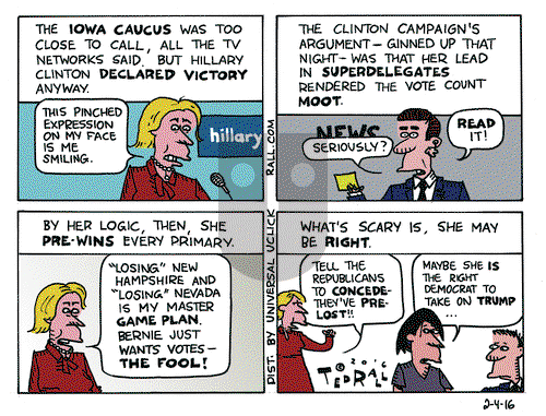 Ted Rall on Thursday February 4, 2016 Comic Strip