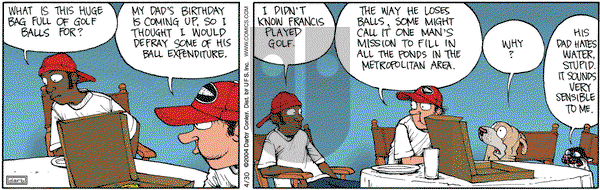 Get Fuzzy on Friday April 30, 2004 Comic Strip