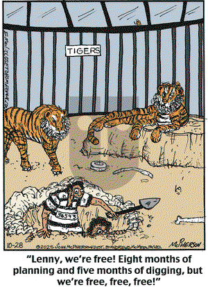 Close to Home on Tuesday October 28, 2025 Comic Strip