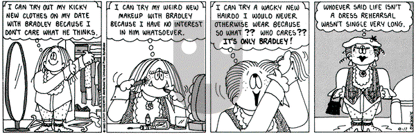 Cathy Classics on Friday February 12, 1999 Comic Strip