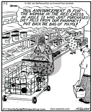 Close to Home on Friday May 2, 1997 Comic Strip